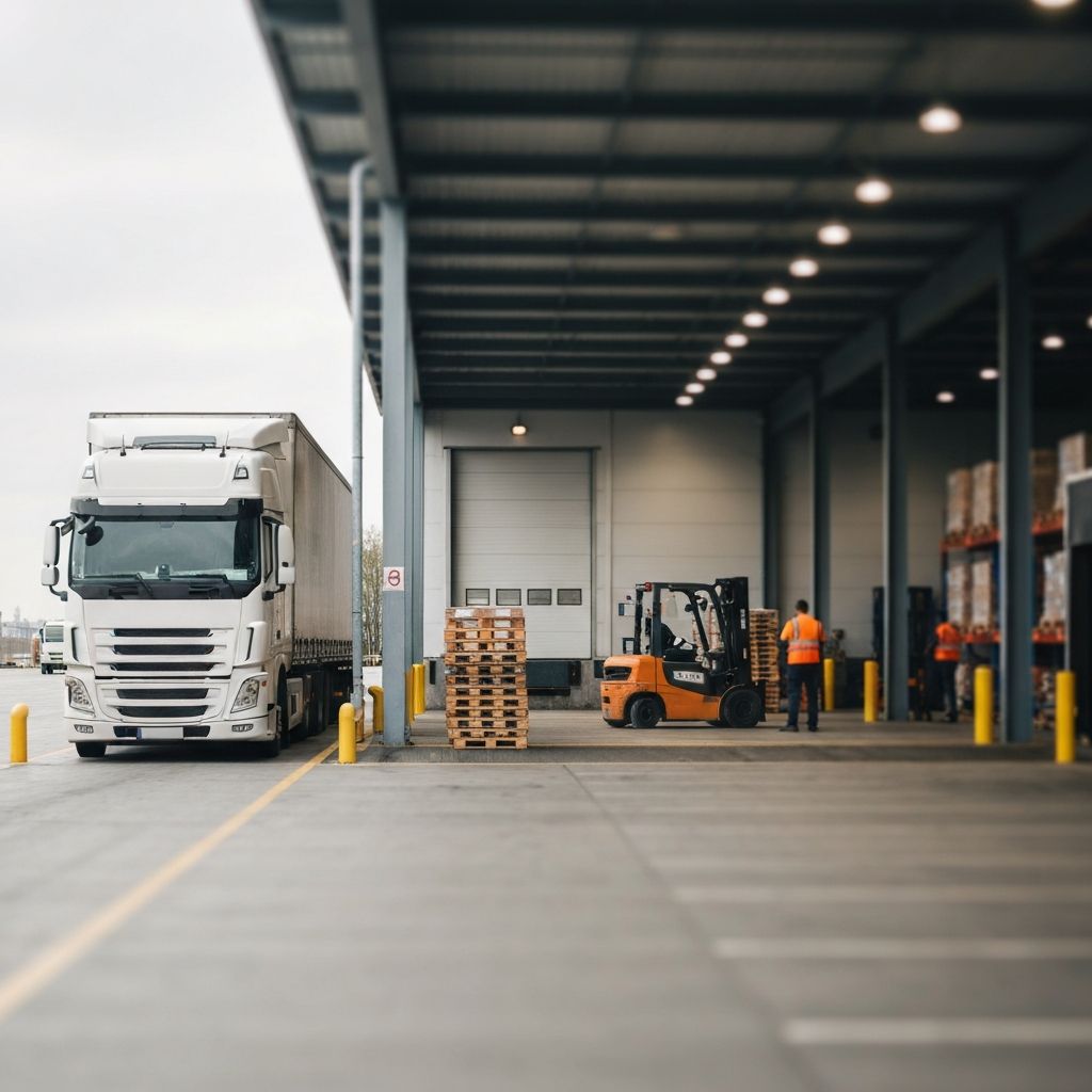 Freight loading dock — shipper intake and load coordination